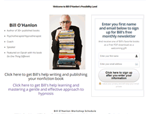 Tablet Screenshot of billohanlon.com